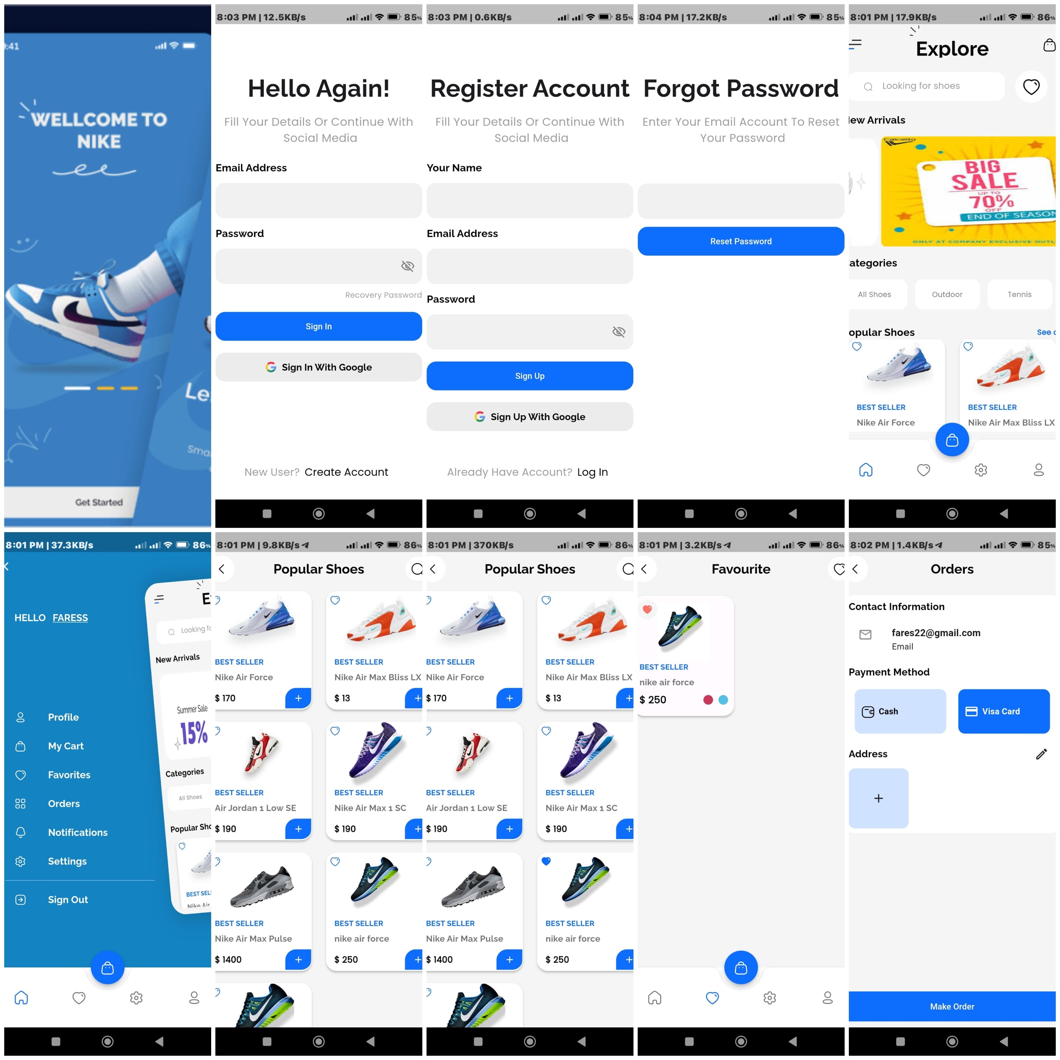 Sneaker App